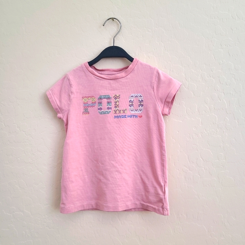 Pink Polo Ralph Lauren T-shirt size 5t